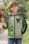 Minecraft Boys Active Zip Up Hoodie Size 10/12- Brand New! 