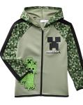Minecraft Boys Active Zip Up Hoodie Size 10/12- Brand New! 