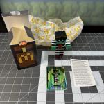 The Minecraft Movie Zombie Hamburglar McDonalds Happy Meal Toy w Code 2025 NEW