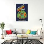 Minecraft - Gaming Poster (Create, Explore, Survive) (Size: 24" x 36")