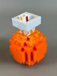 McDonald's Minecraft Big Mac Crystal Burger & Soda Potion Drink Happy Meal Toy