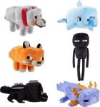 Mattel Minecraft Plush Toy, Collectible Blue Axolotl Soft Doll Inspired by Video Game Character, 8-inch