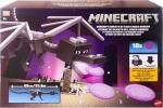Mattel Minecraft Dragon’s Breath Ender Dragon Action Figure with 10 Discs, Giant Toy with 21.6-inch Length, 20-inch Wingspan with Moving Wings & Launcher