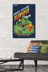 Minecraft - Create, Explore, Survive 2 Wall Poster, 34L" x 22.4W", Unframed V...
