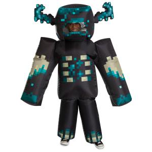 Minecraft Warden Kids Inflatable Costume Disguise One Size Fan Included
