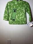 Minecraft Hoodie Size 7 Creeper Video Game NWT Brand New