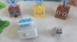16 Minecraft Movie McDonalds Happy Meal Toys Skeleton Wolf Blocks Clips Animals