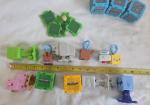 16 Minecraft Movie McDonalds Happy Meal Toys Skeleton Wolf Blocks Clips Animals