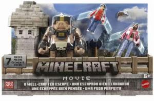 Minecraft A Well-Crafted Escape Figure Pack with 3 Action Figures