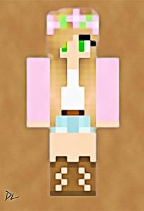 Little Kelly "Minecraft" Original Pop Art Print - 13 x 19 Poster