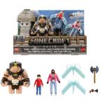Minecraft A Well-Crafted Escape Figure Pack with 3 Action Figures