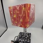 Minecraft Ghast Puller Lava Block Lamp 14” Tall LED Bulb Included, New Lego look