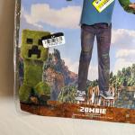 Minecraft Movie Zombie Boys Costume Small Glow in the Dark 4-6