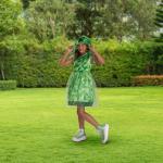 Minecraft Creeper Dress Costume for Kids, Official Minecraft Costume Outfit with Hood, Child Size (4-6x)