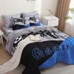 PALENVILI 7 Pieces Gamer Comforter Set for Boys Gaming Bedding Set for Kids Girls Teens,Video Game Bed in a Bag with Comforters, Sheets, Pillowcases & Shams
