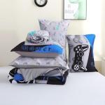 PALENVILI 7 Pieces Gamer Comforter Set for Boys Gaming Bedding Set for Kids Girls Teens,Video Game Bed in a Bag with Comforters, Sheets, Pillowcases & Shams