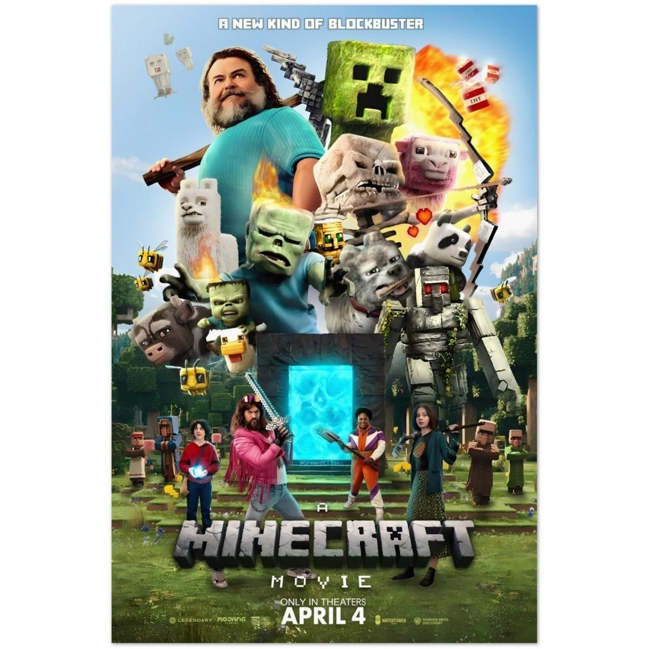 Minecraft Movie April 4 2025 Poster