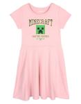 Minecraft Creeper Big Girls 2 Pack Dresses Green/Pink 10-12