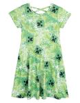Minecraft Creeper Big Girls 2 Pack Dresses Green/Pink 10-12
