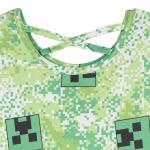 Minecraft Creeper Big Girls 2 Pack Dresses Green/Pink 10-12