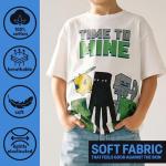 Get Trend Minecraft Boys Short Sleeve T Shirts, Crewneck Summer Tops, Graphic Tees, Pack of 2, Creeper Gamer Gifts, 5-14 Yrs (7-8 Years, Grey/Black Minecraft 2 Pck)