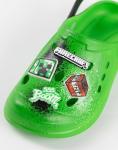 Minecraft Creeper Green Clogs | Boys Beachwear Footwear | TNT Boom Cartoon Design | Streetwear Style Kids Gaming Accessories