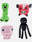 Minecraft Plush 4pc set (Enderman, Mooshroom, 7"Creeper, Baby Pig new and sealed