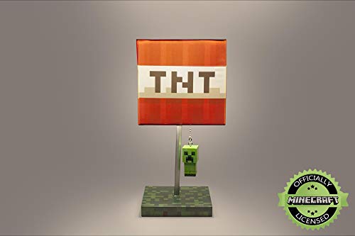 Minecraft TNT Block Lamp with 3D Creeper Puller