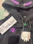 Very Cool x Minecraft Enderman hoodie