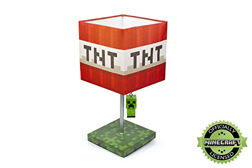 Minecraft TNT Block Lamp with 3D Creeper Puller