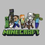 Men's Minecraft My Lineup Crew T-Shirt - Sport Grey - 3X Large