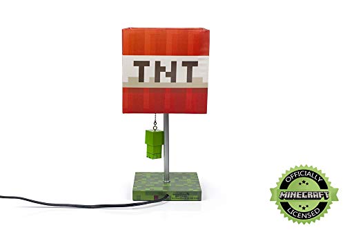 Minecraft TNT Block Lamp with 3D Creeper Puller