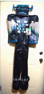 Minecraft Warden Disguise BOYS Costume Size L 10-12 NWT Pls READ!