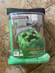 Minecraft Creeper 5 Piece Full Bed Set/ Reversible Comforter & Sheet SET