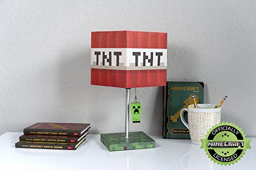 Minecraft TNT Block Lamp with 3D Creeper Puller