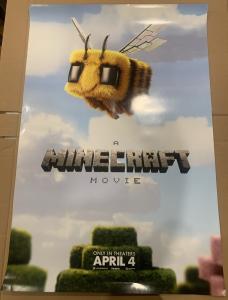 A Minecraft Movie Original Double Sided Movie Theater Poster 27x40 2025 Advance