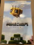 A Minecraft Movie Original Double Sided Movie Theater Poster 27x40 2025 Advance