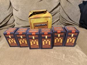 Minecraft McDonald's 2024 Movie Chest Toys Complete Set with Box
