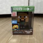 Paladone Minecraft Steve LED Night Light Icons Series 1 Battery Powered