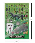 Minecraft - Gaming Poster (Character Montage) (Size: 24" x 36") (LAMINATED)