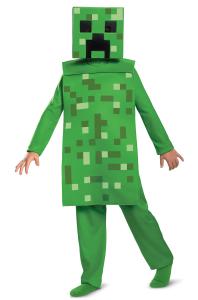 Brand New Minecraft Creeper Jumpsuit Classic Child Costume