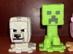 Minecraft mcdonalds toys 2025 Lot Of 4 Creeper, Bee, Sheep, Ghost (#571-4)