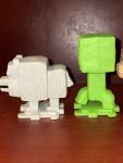 Minecraft mcdonalds toys 2025 Lot Of 4 Creeper, Bee, Sheep, Ghost (#571-4)