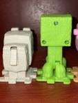 Minecraft mcdonalds toys 2025 Lot Of 4 Creeper, Bee, Sheep, Ghost (#571-4)