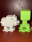 Minecraft mcdonalds toys 2025 Lot Of 4 Creeper, Bee, Sheep, Ghost (#571-4)