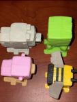 Minecraft mcdonalds toys 2025 Lot Of 4 Creeper, Bee, Sheep, Ghost (#571-4)