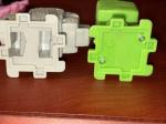 Minecraft mcdonalds toys 2025 Lot Of 4 Creeper, Bee, Sheep, Ghost (#571-4)