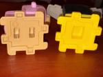 Minecraft mcdonalds toys 2025 Lot Of 4 Creeper, Bee, Sheep, Ghost (#571-4)