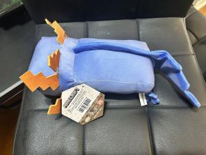 New Minecraft Axolotl Plush Light Blue 10” Toy Factory 2025 NWT