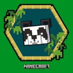 Boy's Minecraft Rare Panda T-Shirt - Kelly Green - X Large